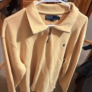 Ralph Lauren Polo Mustard Zip Sweater